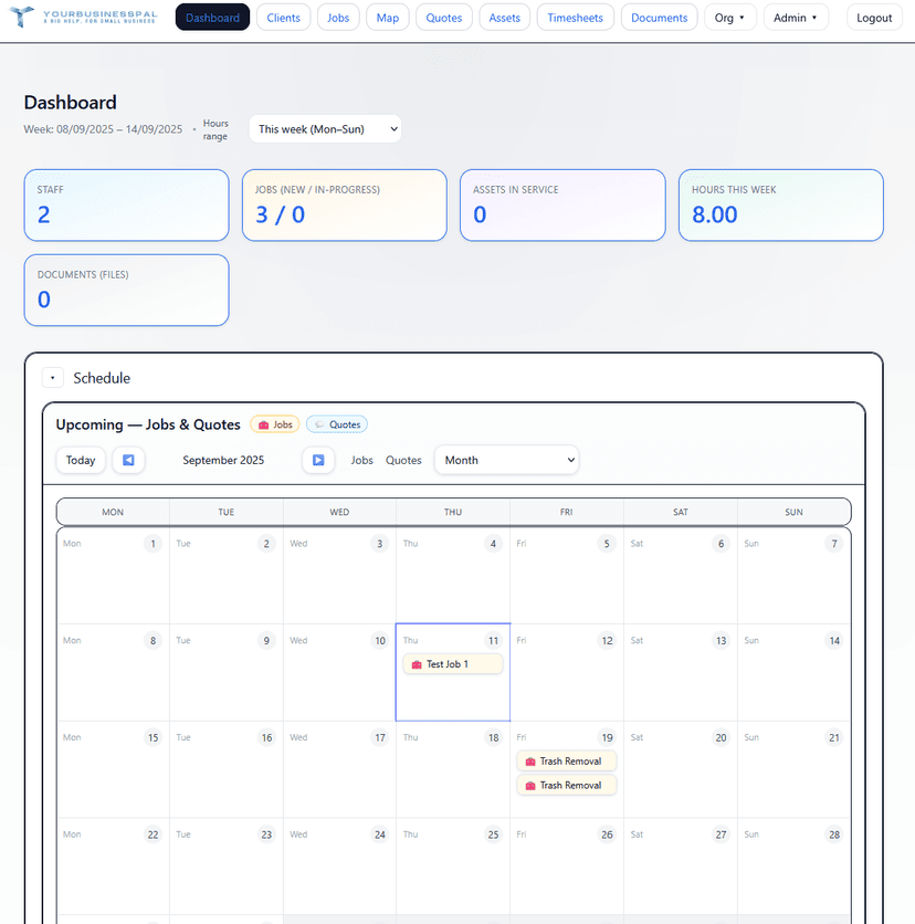ποΈ Integrated Calendar
