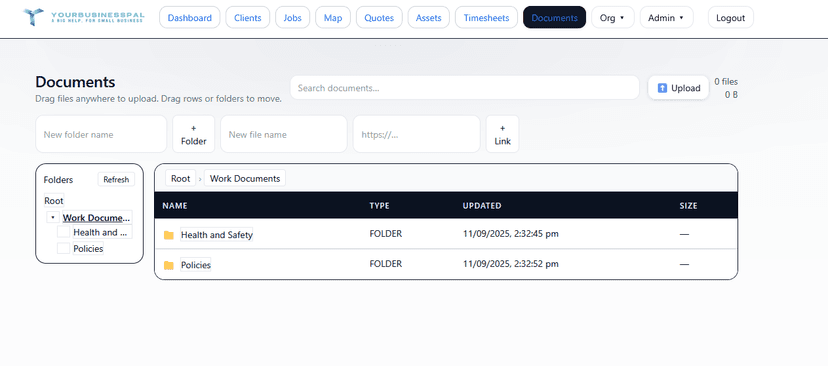 π Secure Document Hub