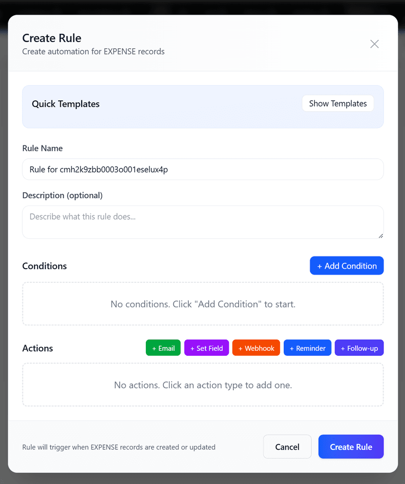 π€ Automation Rules